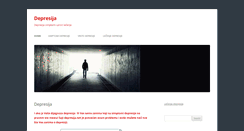 Desktop Screenshot of depresija.net