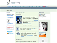 Tablet Screenshot of depresija.org